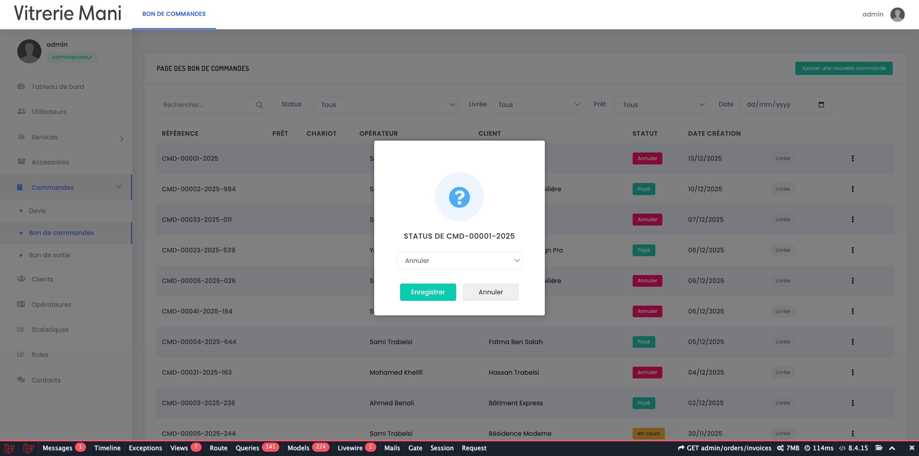 Order Management and Tracking System